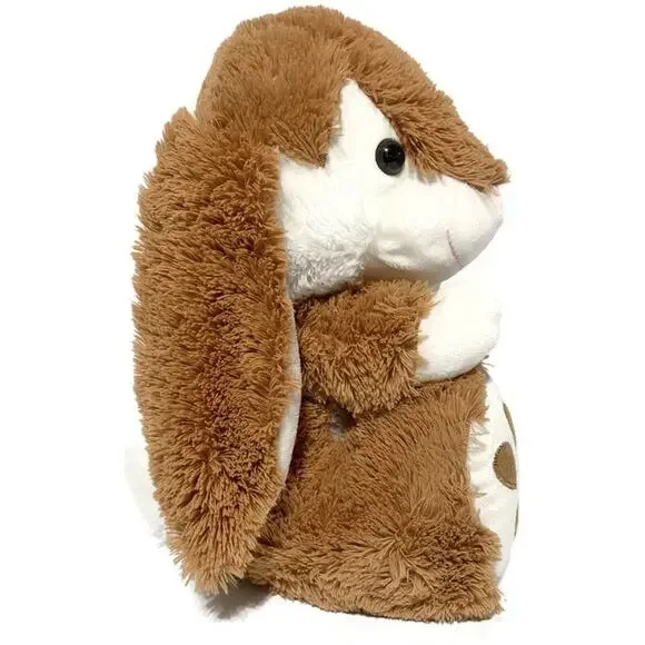 Dan Dee Bunny Rabbit Plush 14" Tall Sitting Brown With White Accent - Picture 5 of 6